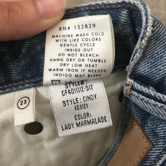 GRLFRND Cindy High-Rise Cut Off Short in Nobody Does it Better - Picture 13 of 16